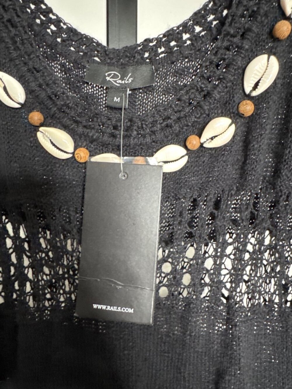 NWT Rails Kiana Dress Black Size Medium - Picture 10 of 16
